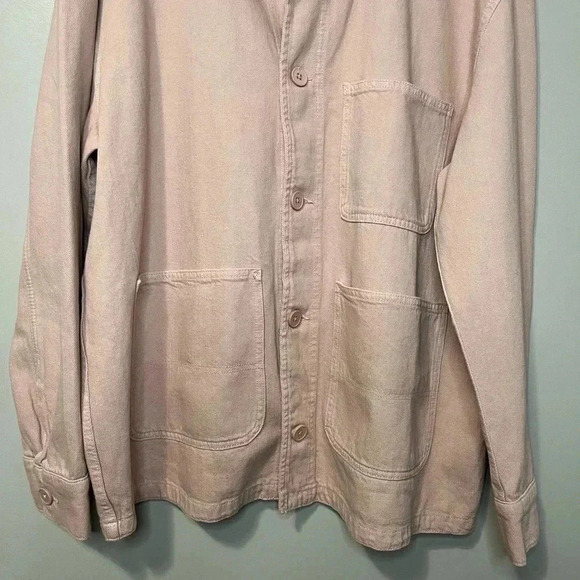 Zara The Victoria Overshirt Pink Denim - Picture 5 of 9